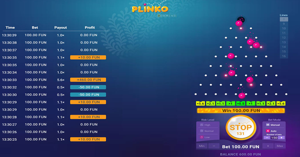 Game plinko online.